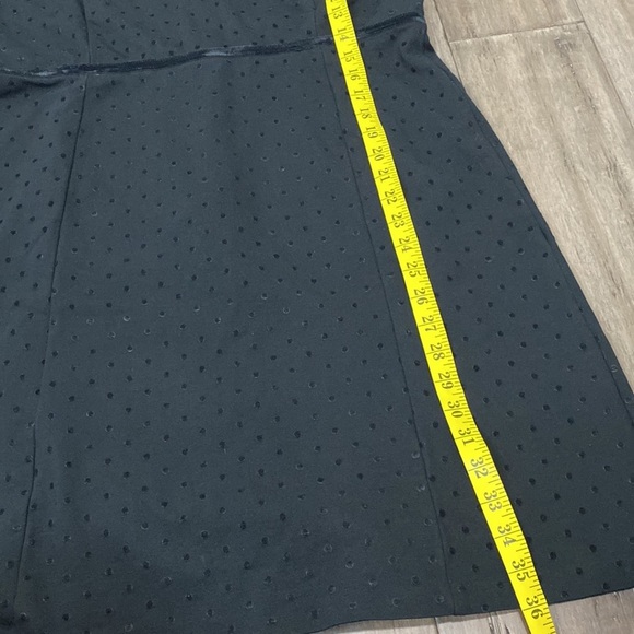 Talbots‎ black sleeveless dress velvet dot trim - Picture 10 of 10